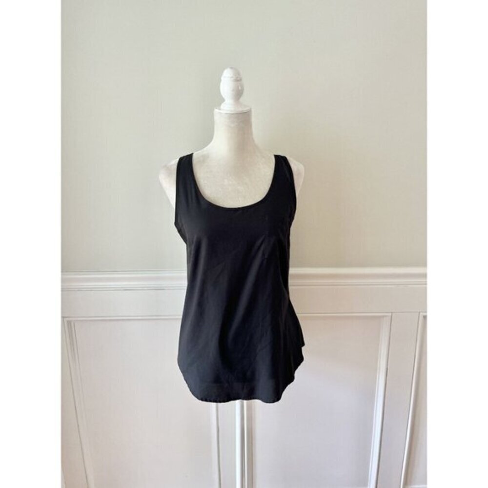 Faded Glory Black Pocket Tank Small